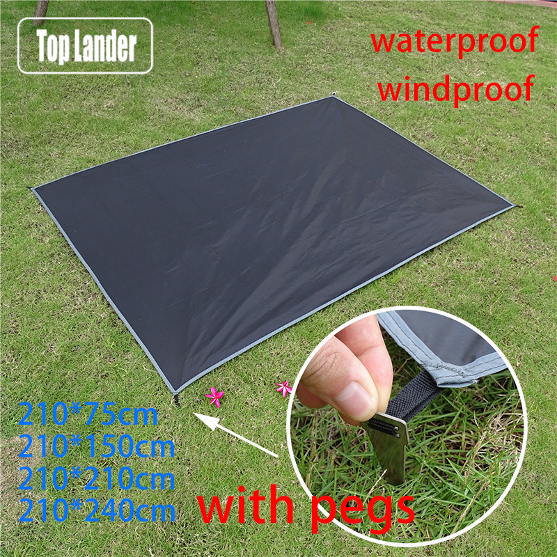 Outdoor Camping Mats Large - Ultralight Camping Mat Waterproof with Pegs