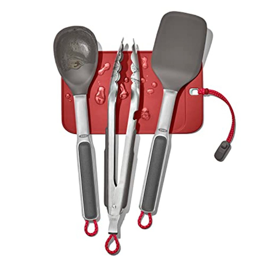 Camp Cooking Set - Outdoor 4-Piece Camp Stove Cooking Set:
