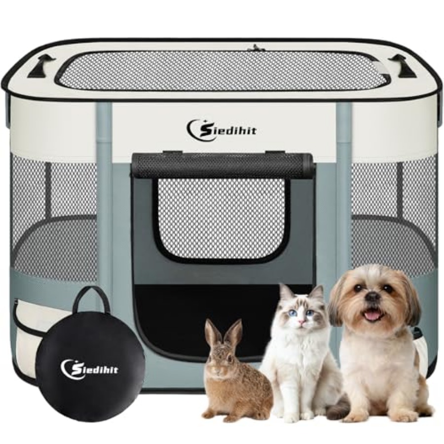 Outdoor Camping Dog Kennel - Cat Pet Puppy Pen, Portable Playpens
