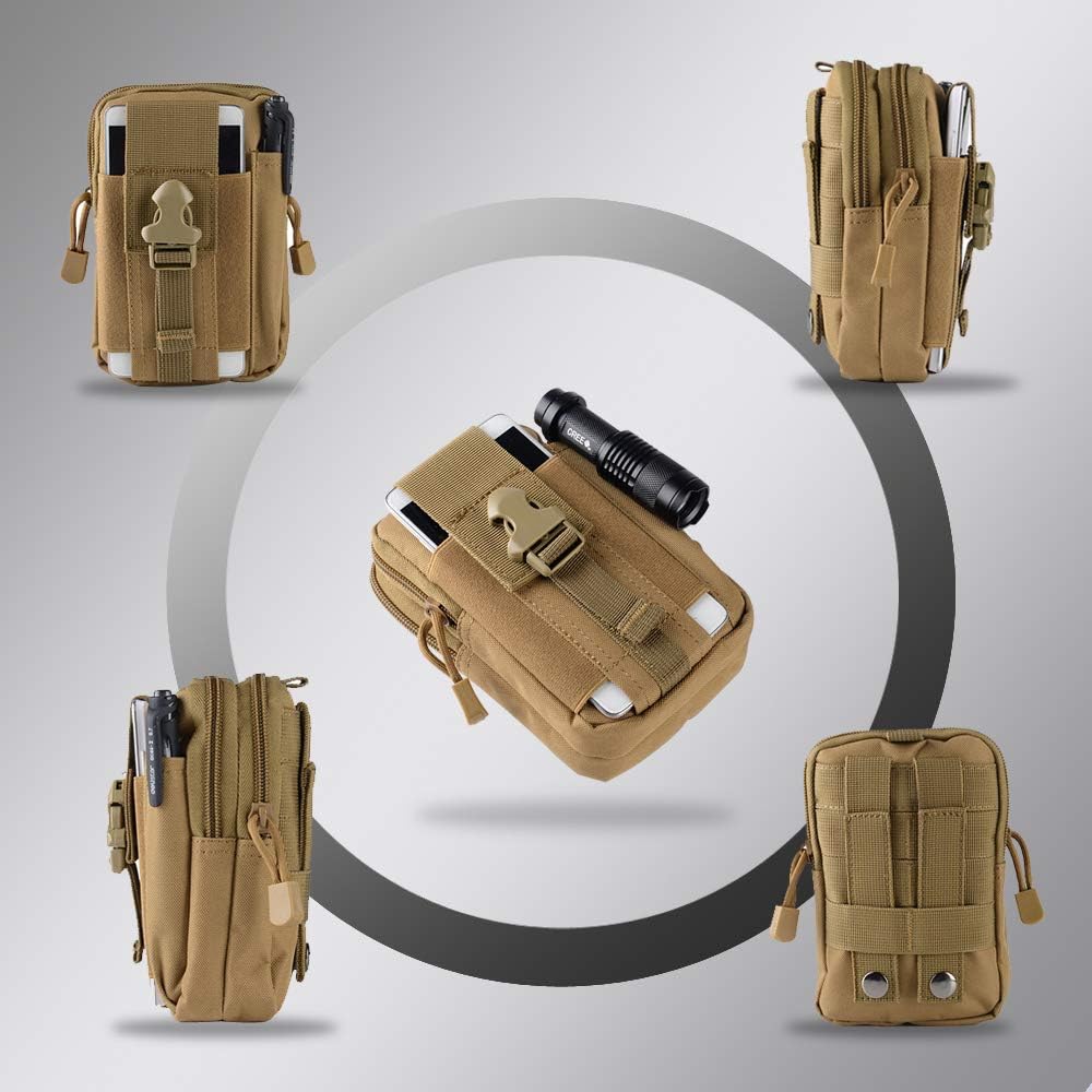 Tactical Molle Belt Pouch Mili - Outdoor Camping Hiking avaliação e preço