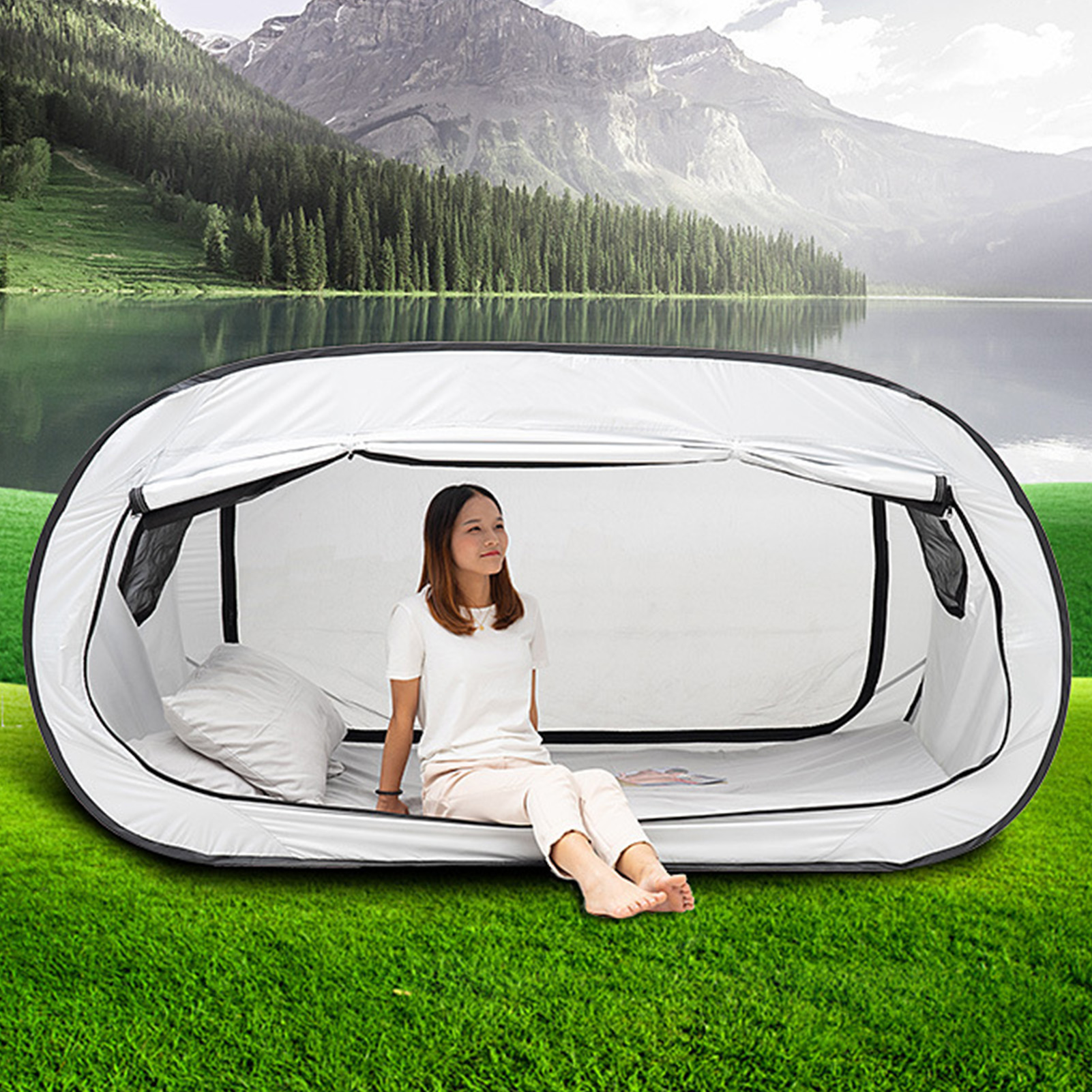 Outdoor Folding Privacy Bed Te - Outdoor Camping Automatic Quick Opening Tent avaliação e preço