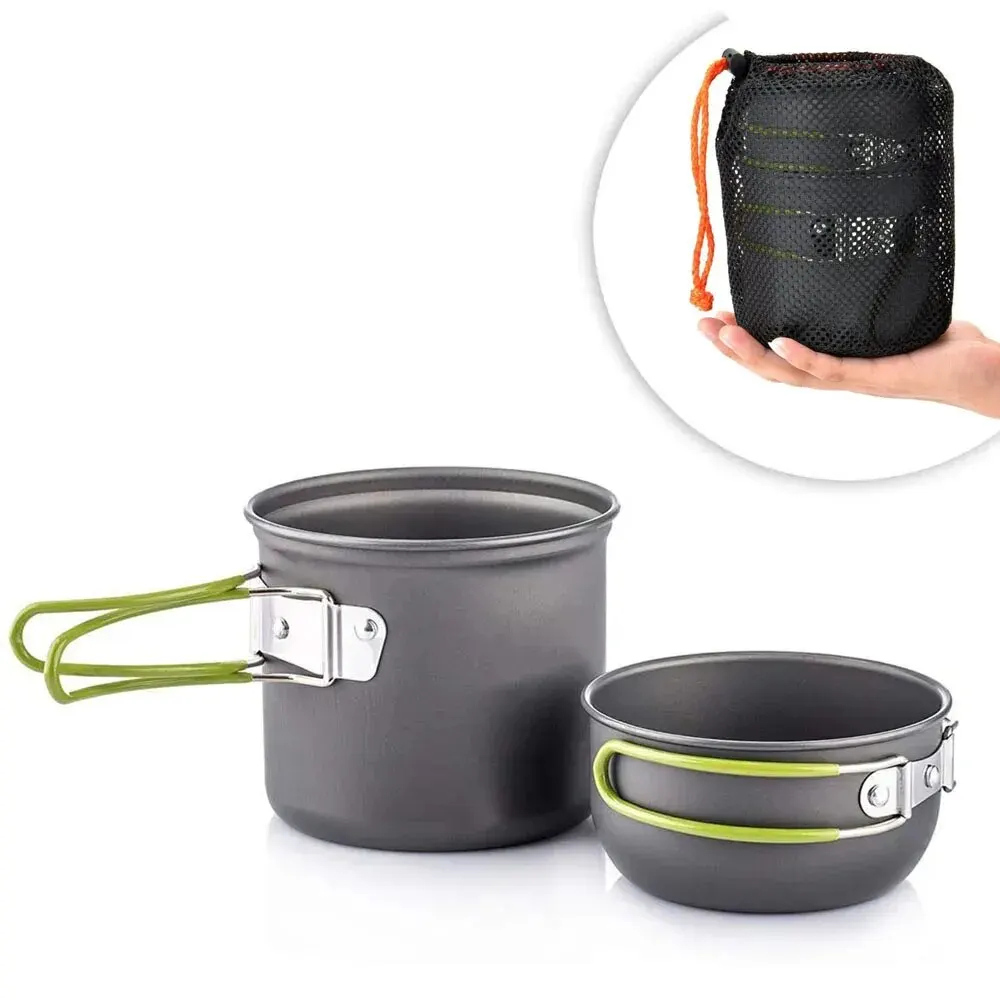 Ultralight Camping Pot Set: Ca - Camp Cooking Set avaliação e preço