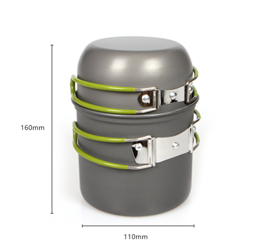 Ultralight Camping Pot Set: Ca - Camp Cooking Set avaliação e preço