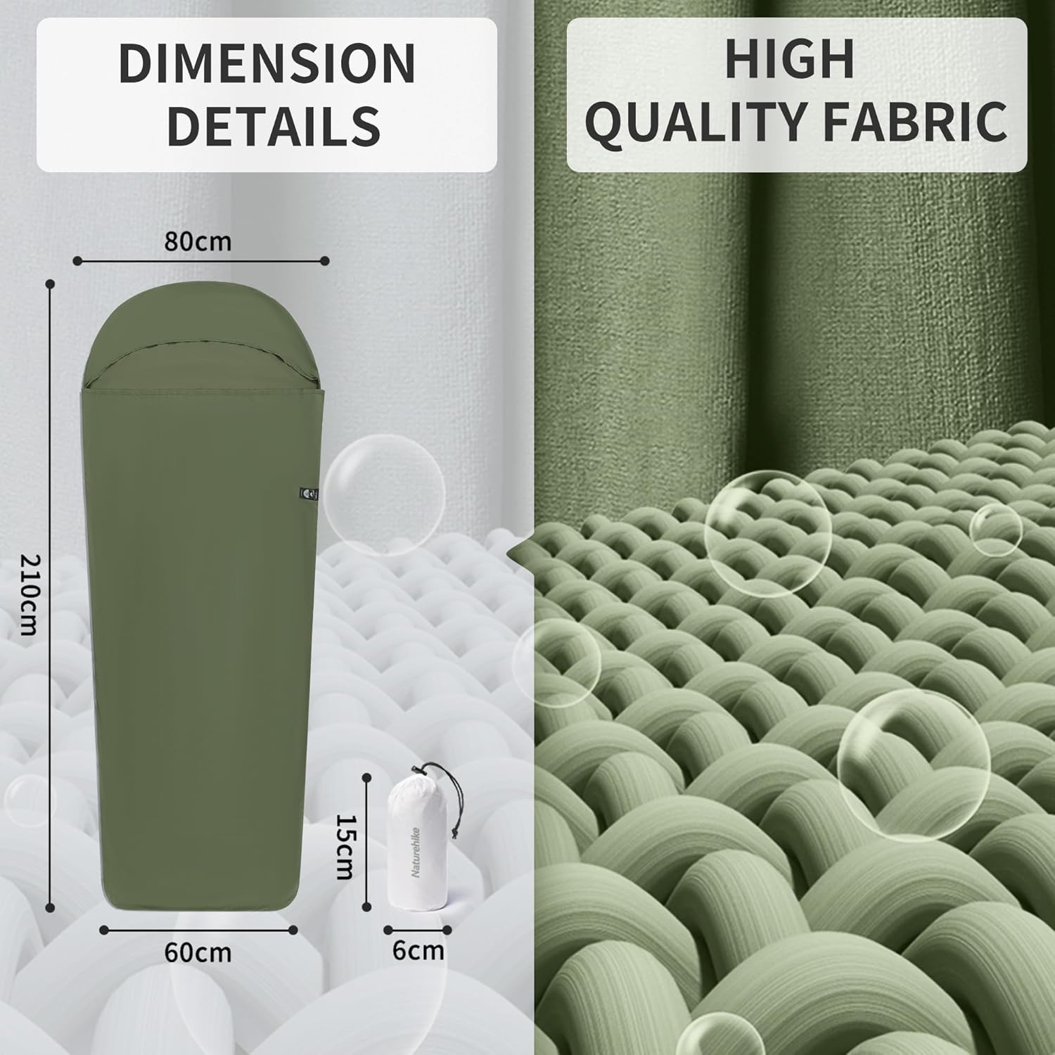 Naturehike Sleeping Bag Liner  - Ultralight Sleeping Bag avaliação e preço
