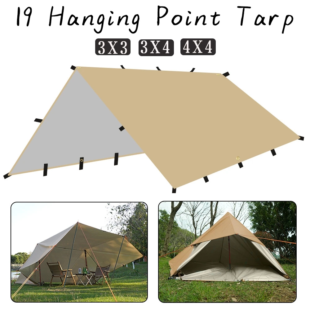 4x4m 4x3m 3x3m 19 Hang Points  - Outdoor Camping Automatic Quick Opening Tent avaliação e preço