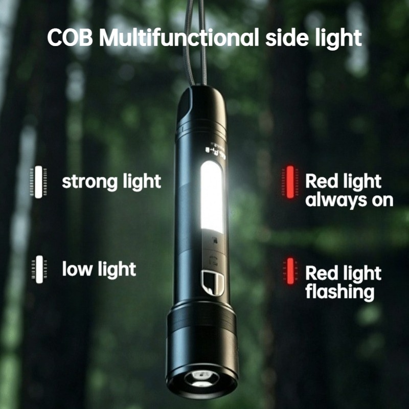 Multi Functional LED Flashligh - Outdoor Camping Hiking avaliação e preço