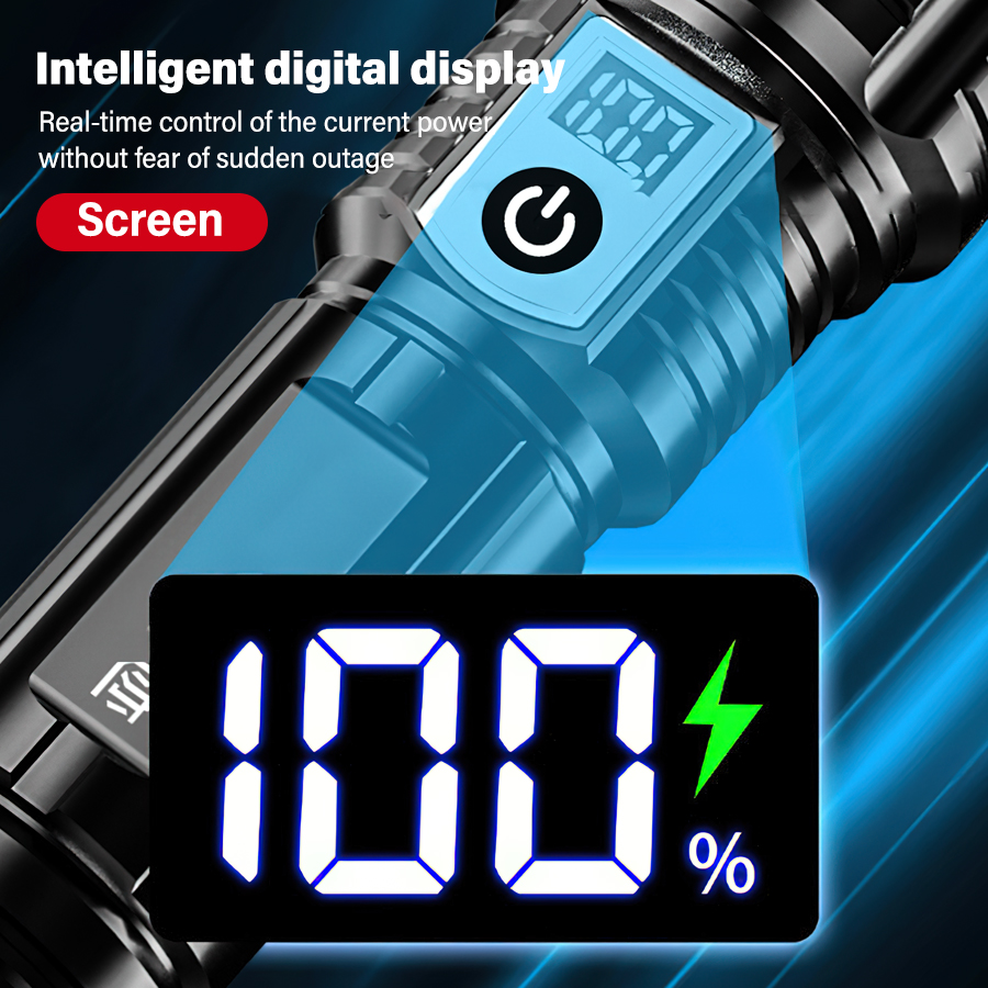 High Power 200000LM LED Flashl - Outdoor Camping Hiking avaliação e preço