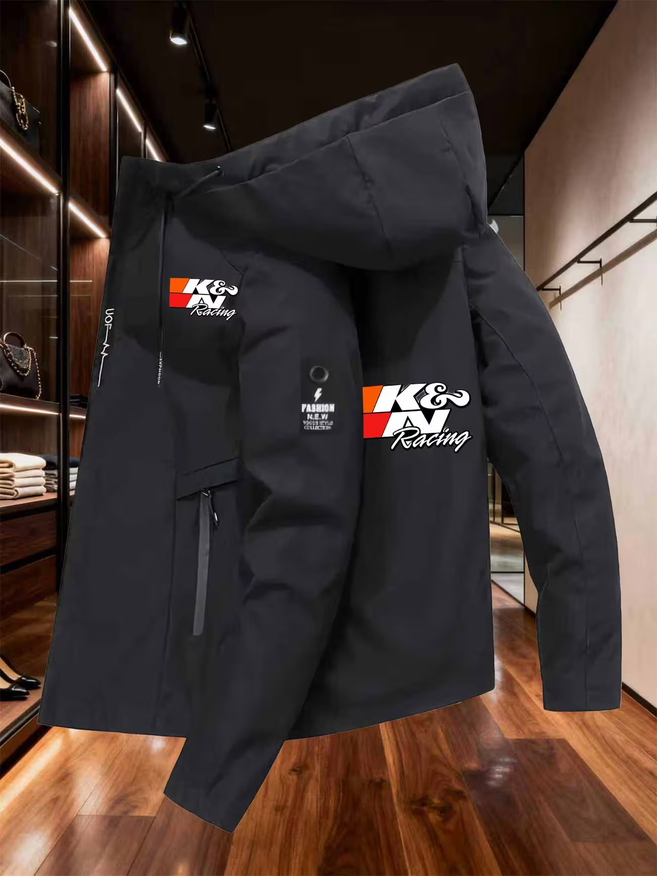 26 Men's Zip Hooded Jacket Wat - Outdoor Camping Hiking avaliação e preço
