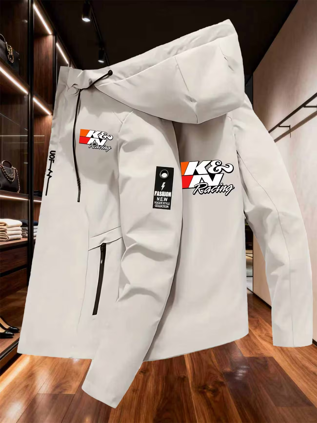 26 Men's Zip Hooded Jacket Wat - Outdoor Camping Hiking avaliação e preço