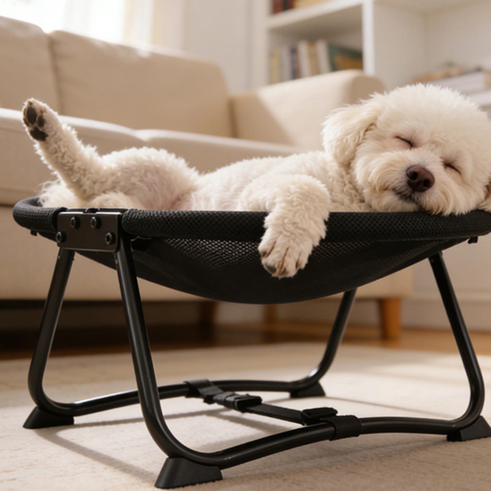 Dog Cot Bed Foldable Soft Hamm - Outdoor Camping Dog Bed avaliação e preço