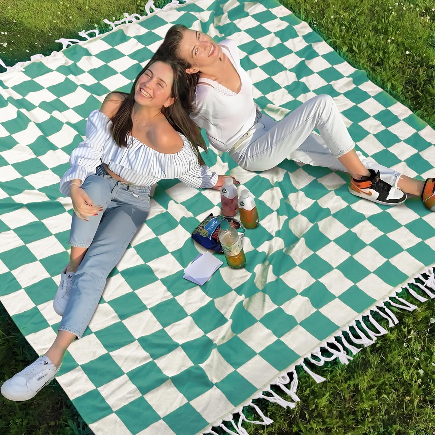 Large Picnic Blanket Outdoor M - Outdoor Camping Mats Large avaliação e preço