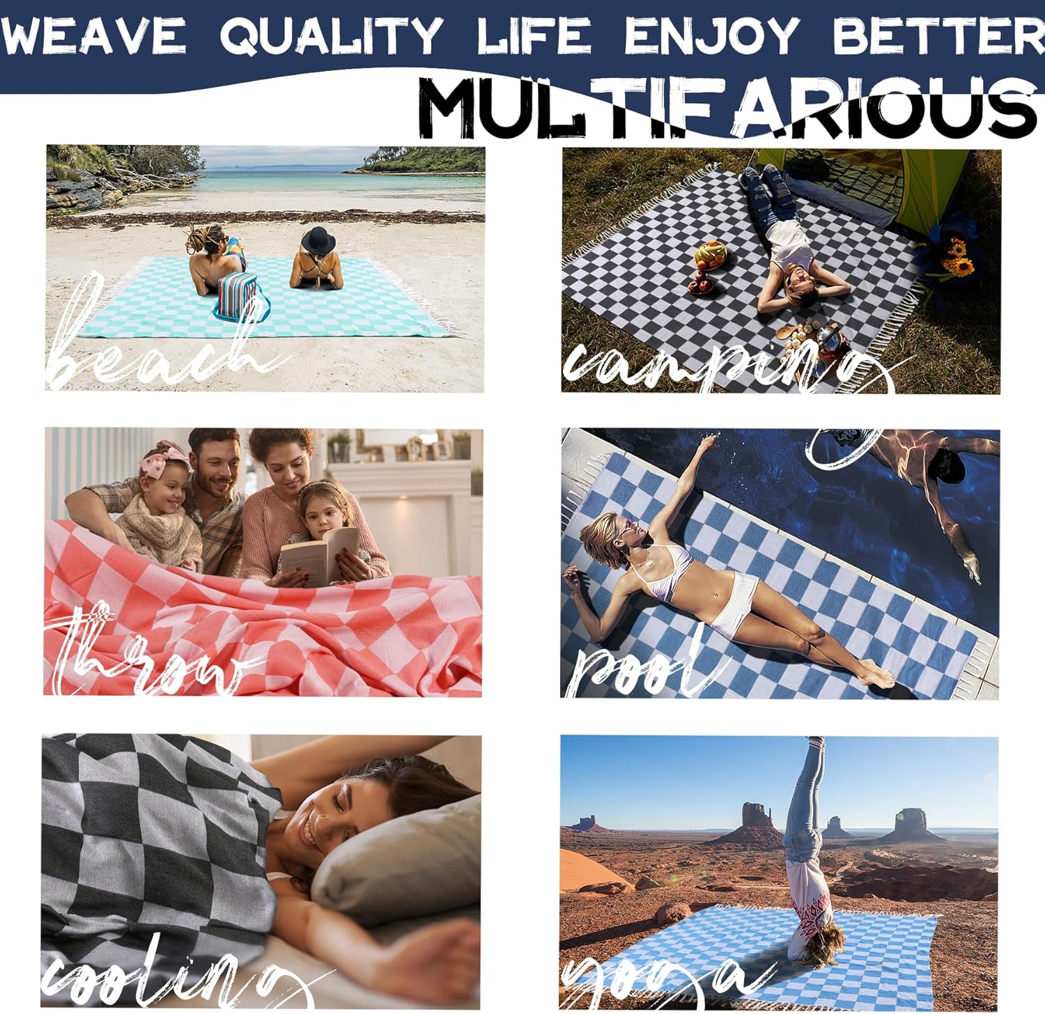 Large Picnic Blanket Outdoor M - Outdoor Camping Mats Large avaliação e preço