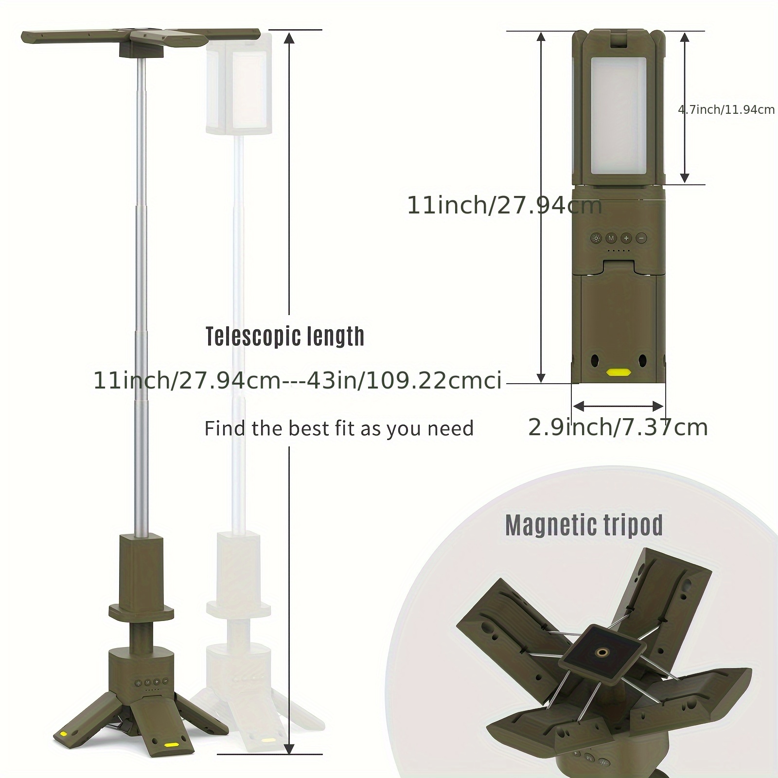 Camping Lantern, 14000mAh Rech - Outdoor Camping Hiking avaliação e preço