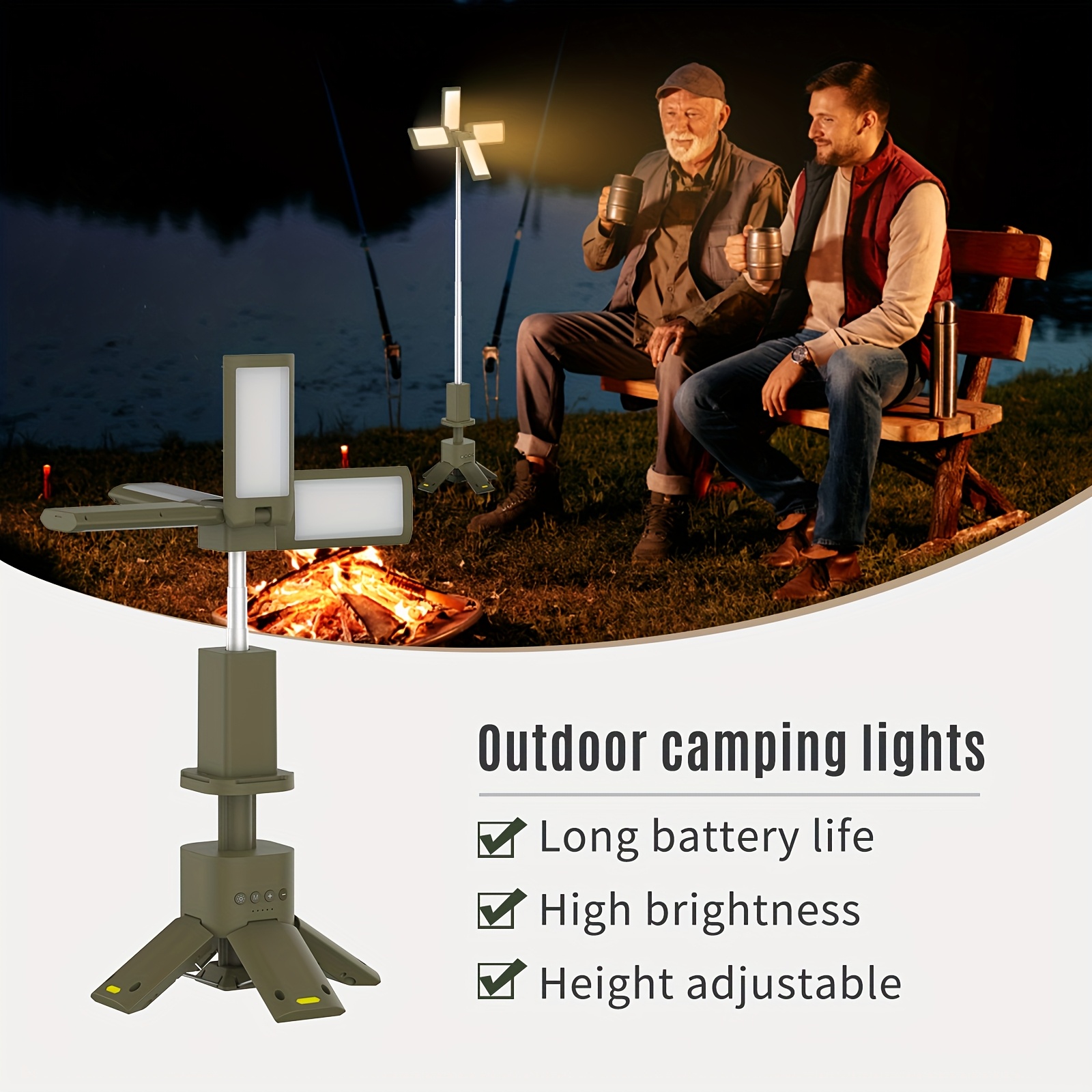Camping Lantern, 14000mAh Rech - Outdoor Camping Hiking avaliação e preço