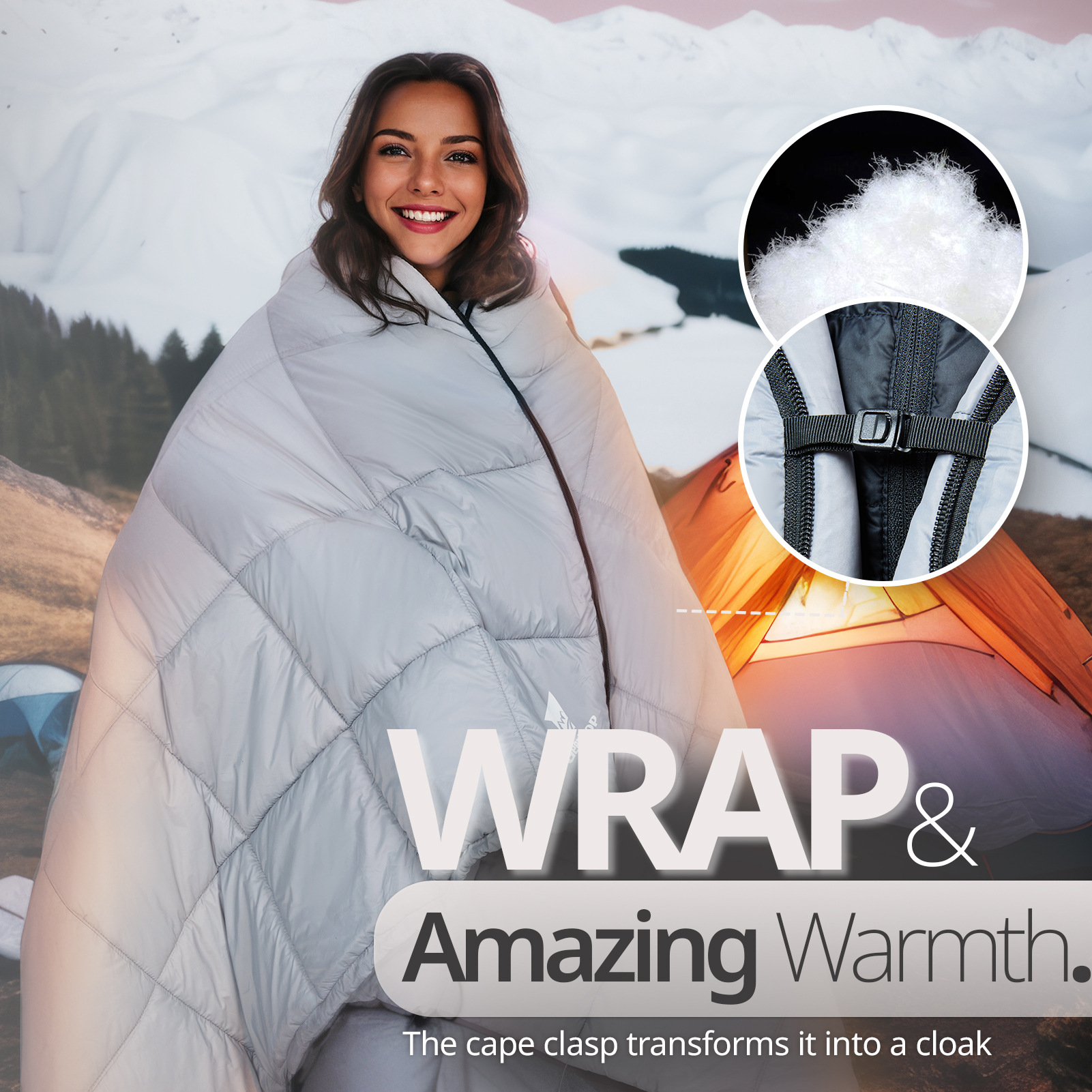 Adult Camping Down Sleeping Ba - Ultralight Sleeping Bag avaliação e preço