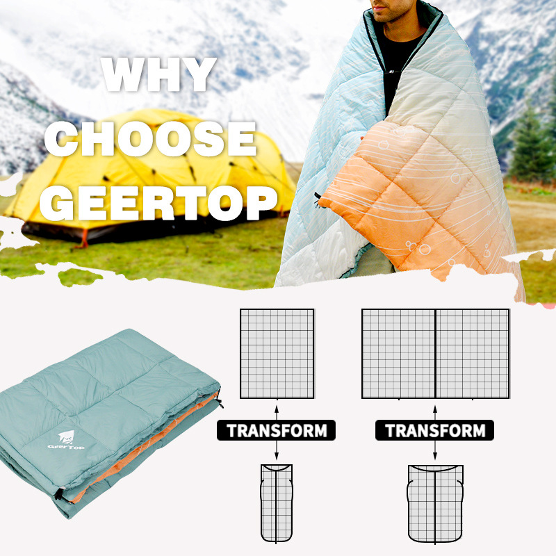 Adult Camping Down Sleeping Ba - Ultralight Sleeping Bag avaliação e preço