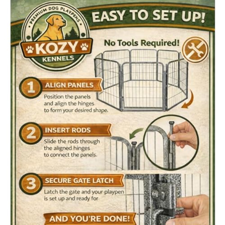 Outdoor dog play pen for small - Outdoor Camping Dog Kennel avaliação e preço