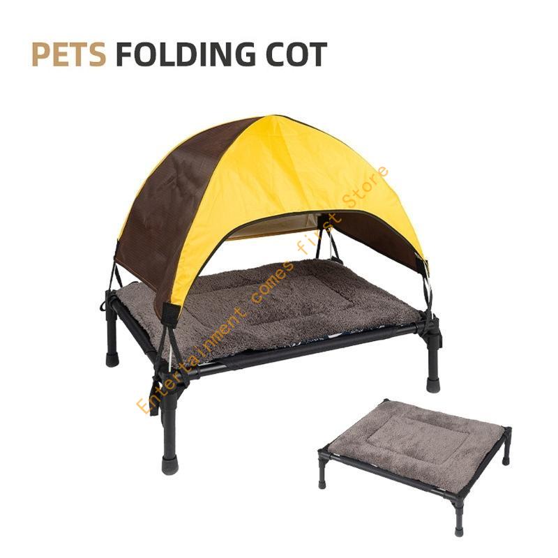 Outdoor Raised Dog Cot Bed wit - Outdoor Camping Dog Bed avaliação e preço