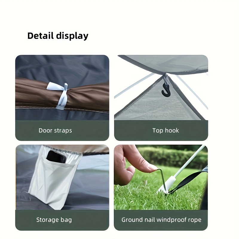 Outdoor Camping Portable Foldi - Outdoor Camping Automatic Quick Opening Tent avaliação e preço