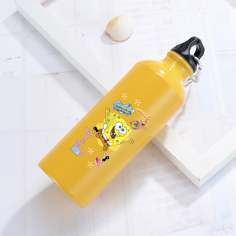 SpongeBobs Aluminum Water Bott - Outdoor Y Camping avaliação e preço