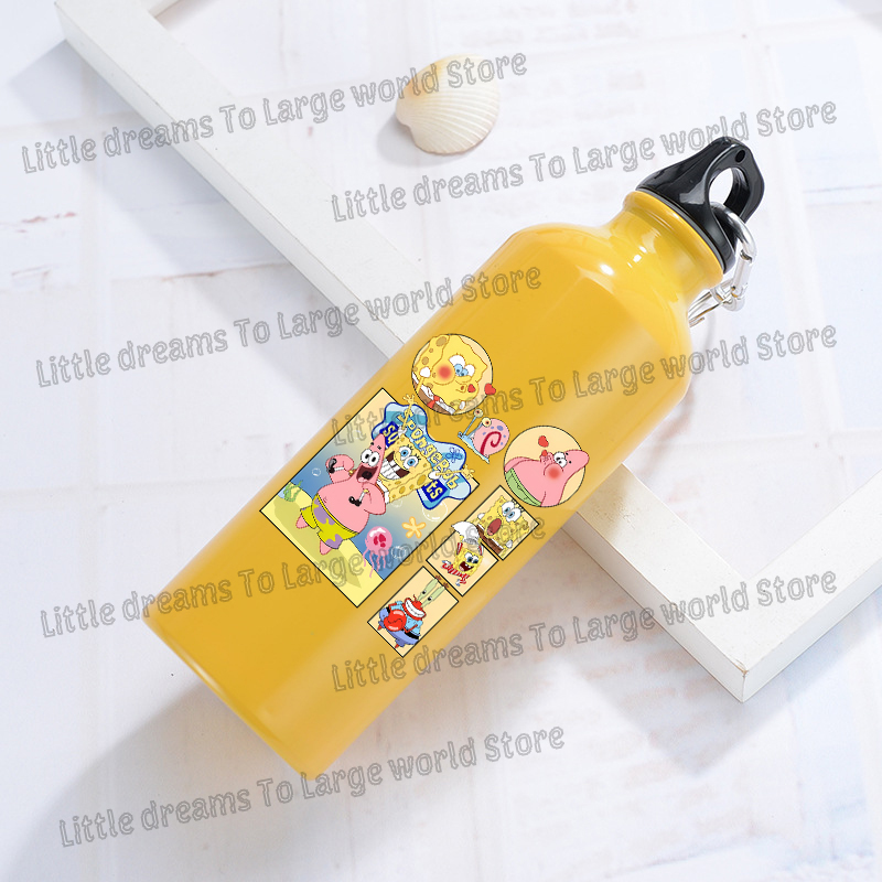 SpongeBobs Aluminum Water Bott - Outdoor Y Camping avaliação e preço