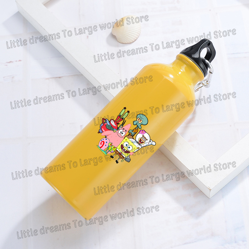 SpongeBobs Aluminum Water Bott - Outdoor Y Camping avaliação e preço