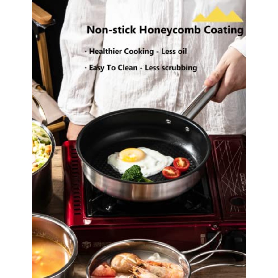 CampPro Camp Cooking Set for 4 - Camp Cooking Set avaliação e preço