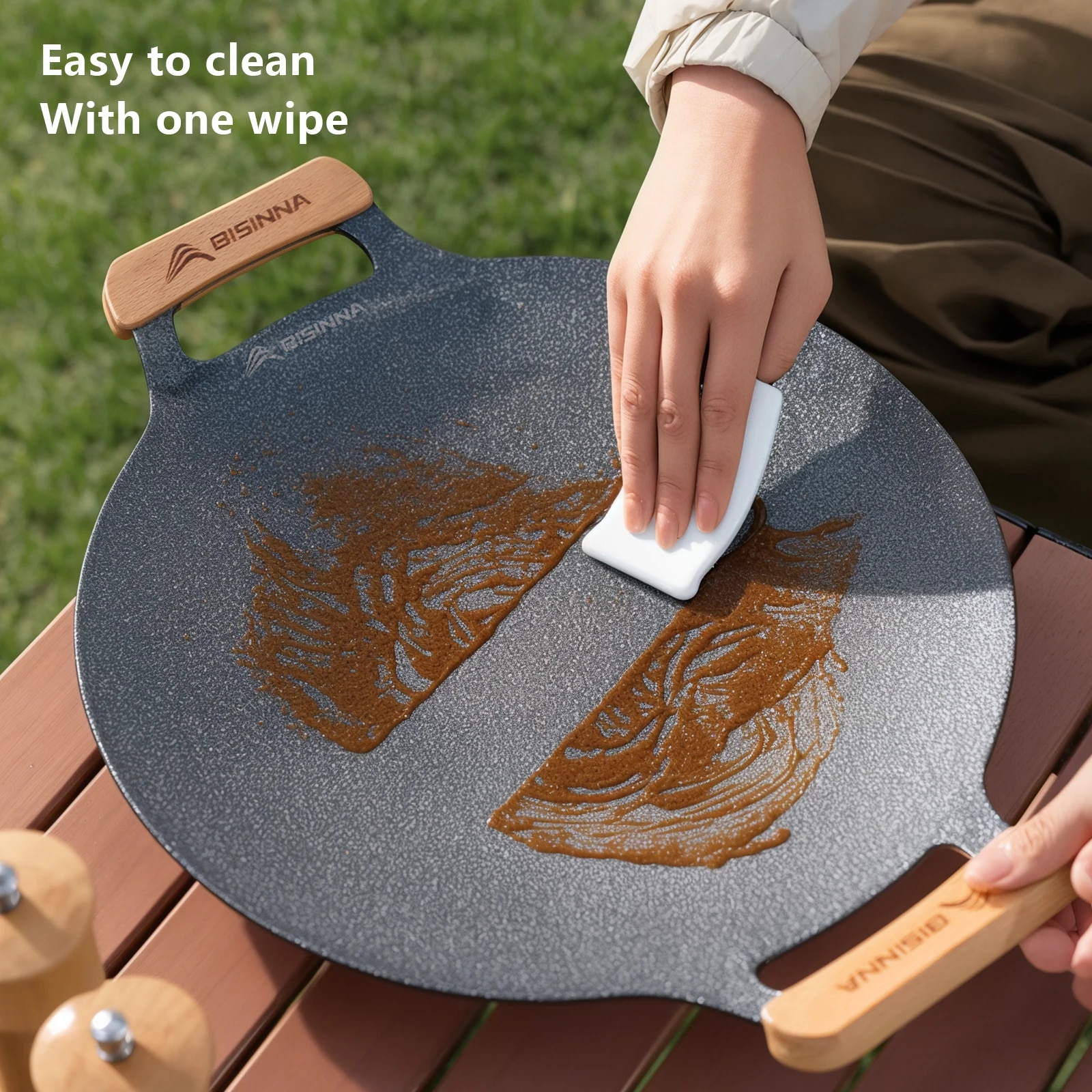 BISINNA 34CM Outdoor BBQ Grill - Camp Cooking Set avaliação e preço
