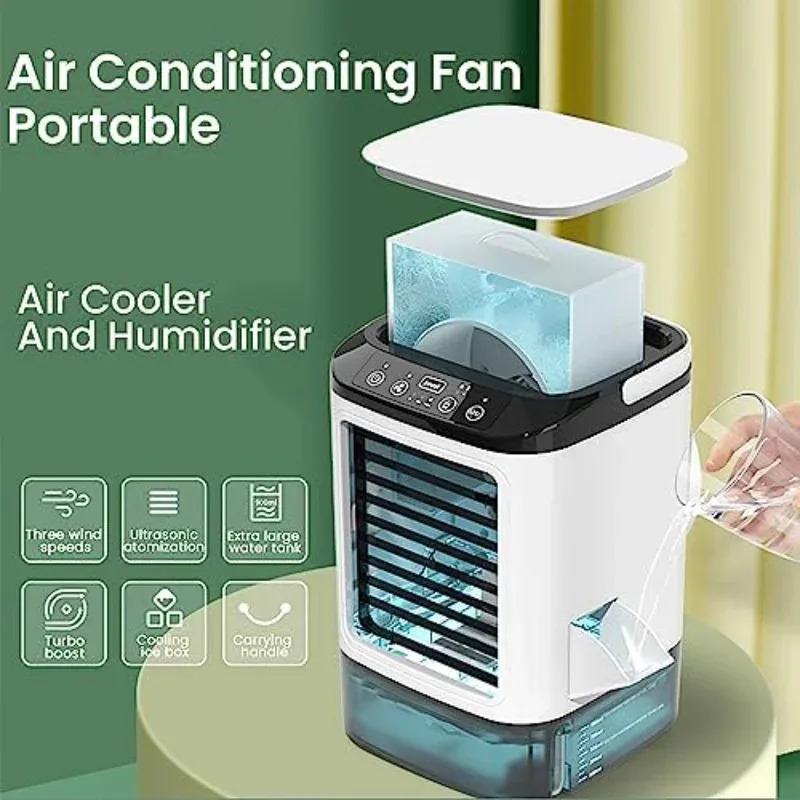 2025 Newest Portable Mini Air  - Outdoor Camping Air Conditioner avaliação e preço