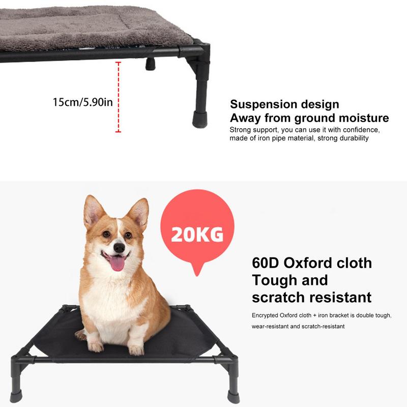 Outdoor Elevated Dog Bed Folda - Outdoor Camping Dog Bed avaliação e preço