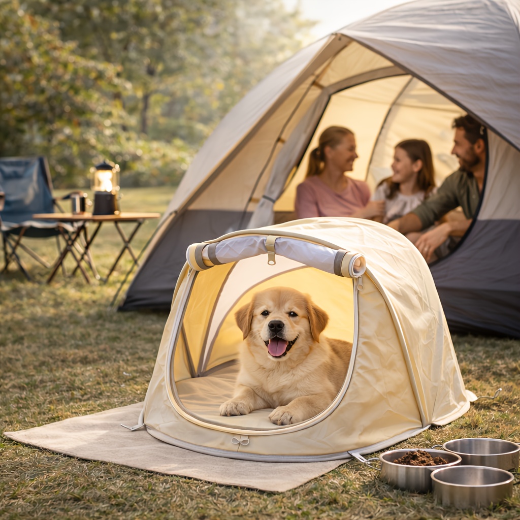 Foldable Pet Tent Portable Dog - Outdoor Camping Dog Kennel avaliação e preço