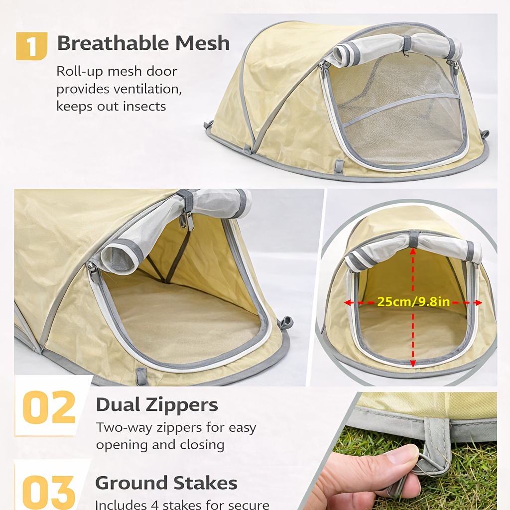 Foldable Pet Tent Portable Dog - Outdoor Camping Dog Kennel avaliação e preço
