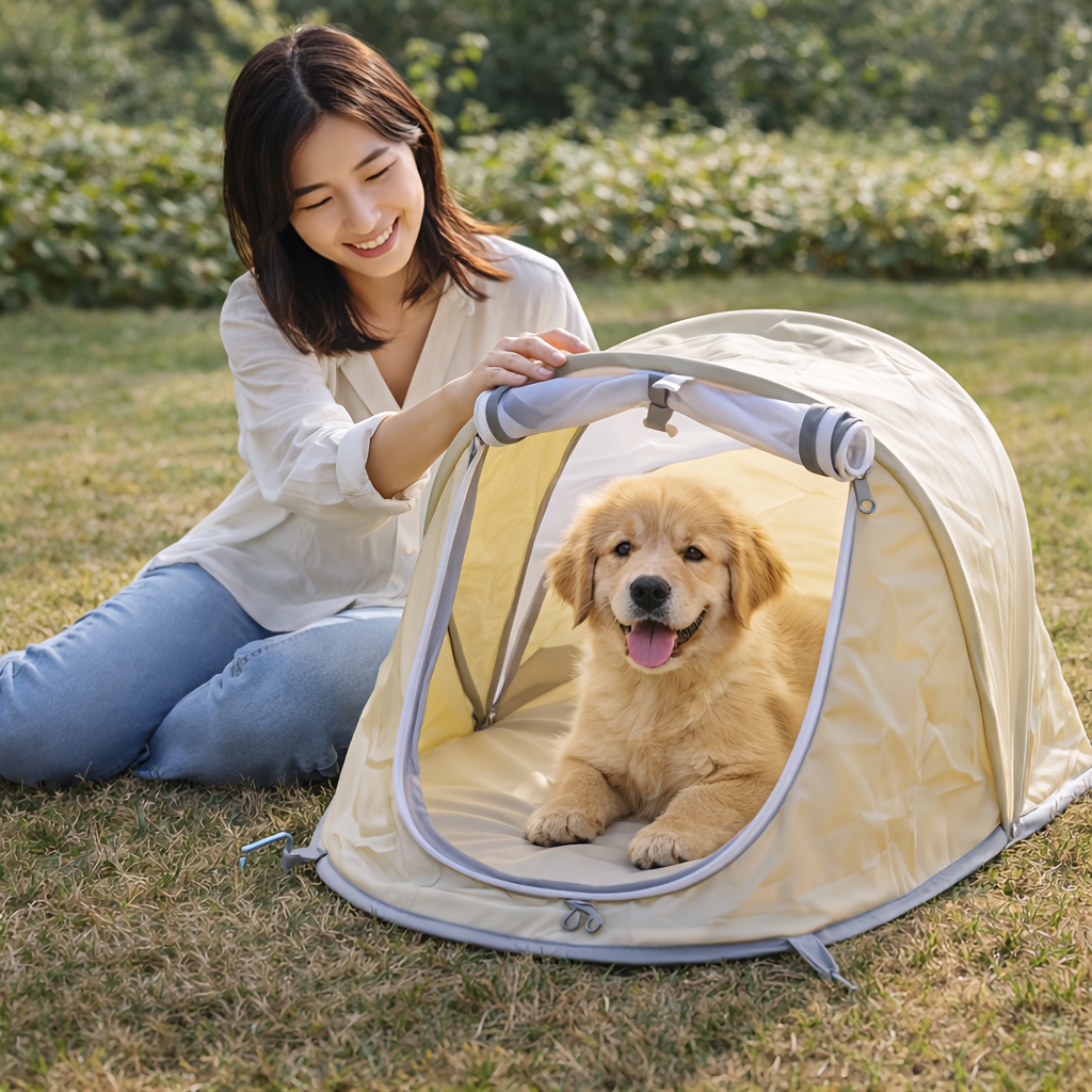 Foldable Pet Tent Portable Dog - Outdoor Camping Dog Kennel avaliação e preço