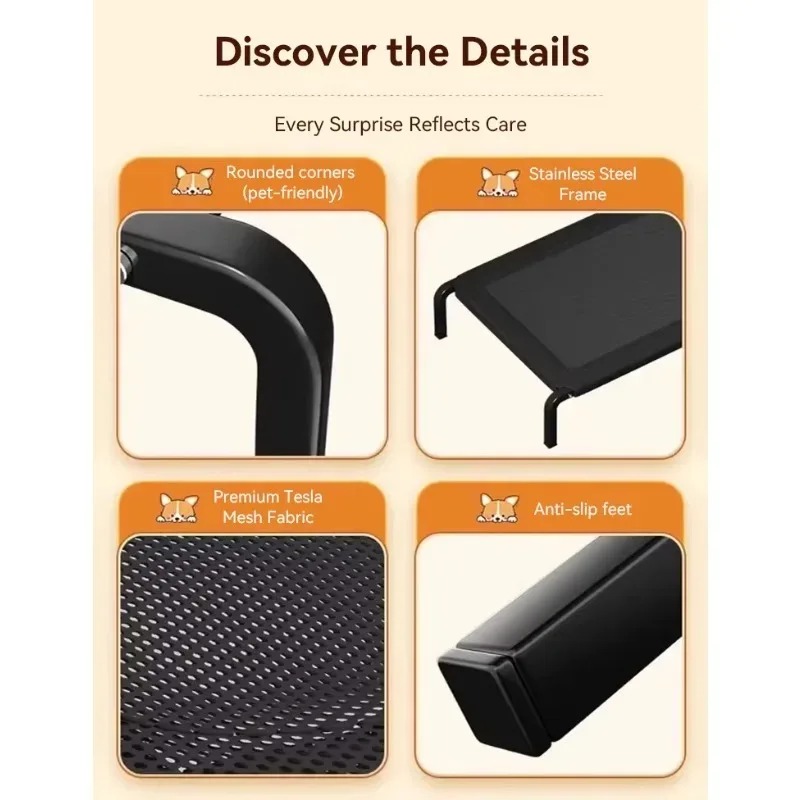 Dog House Foldable Dog Bed All - Outdoor Camping Dog Bed avaliação e preço