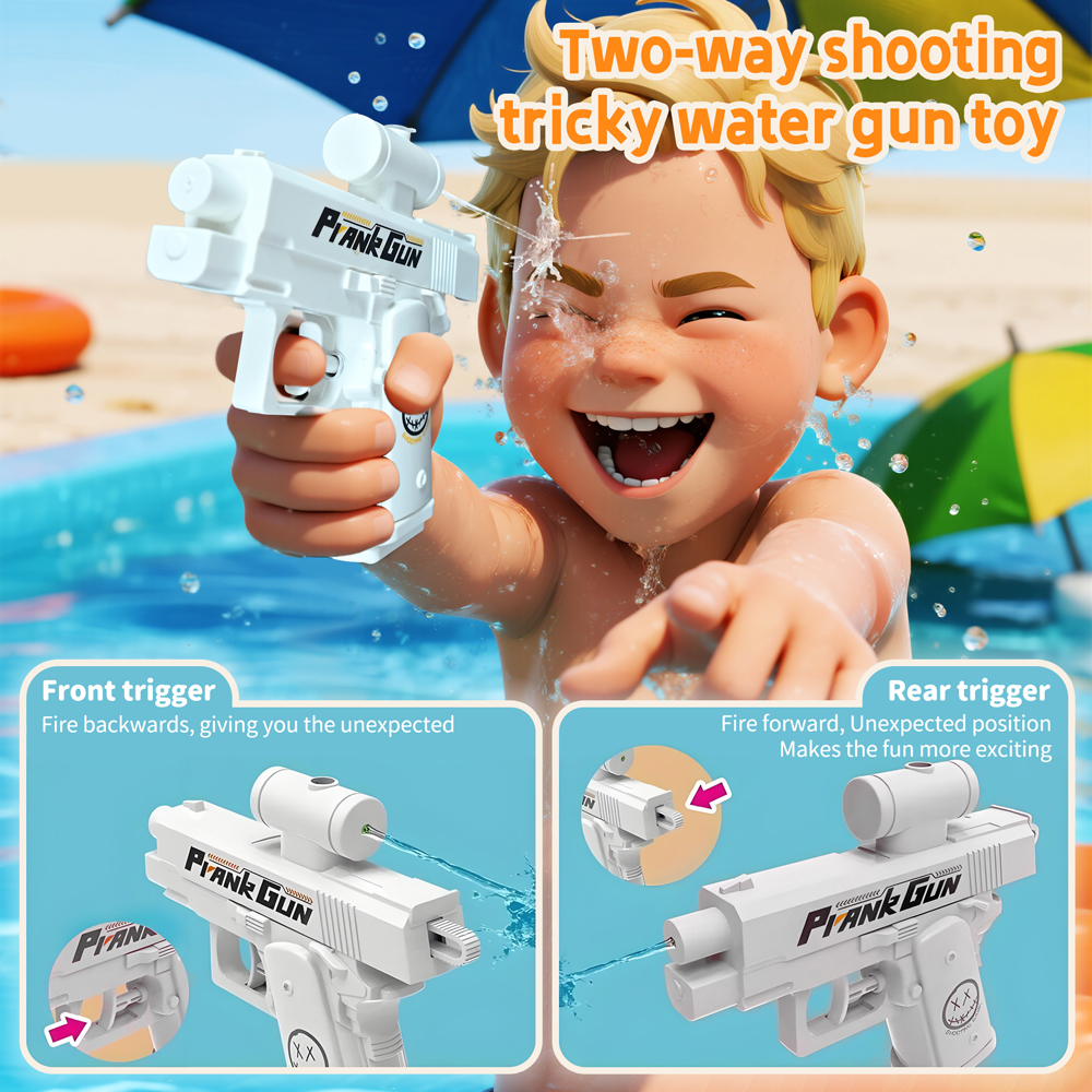 Summer Two-Way Water Gun Prank - Outdoor Camping Games For Kids avaliação e preço