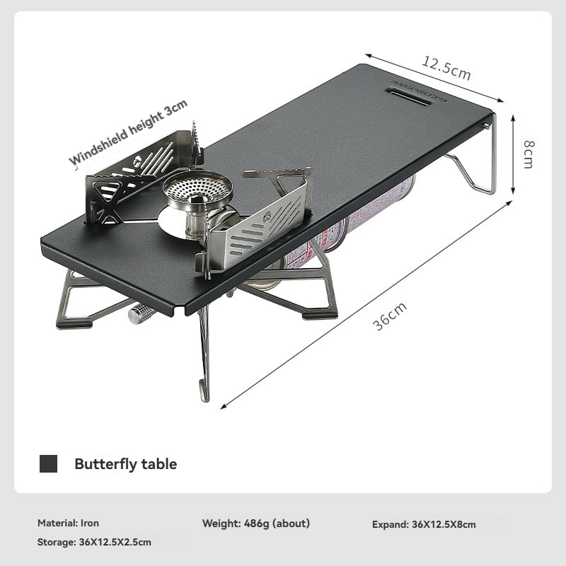 CAMPINGMOON GT-3 Black Portabl - Outdoor Camping Kitchen Table avaliação e preço