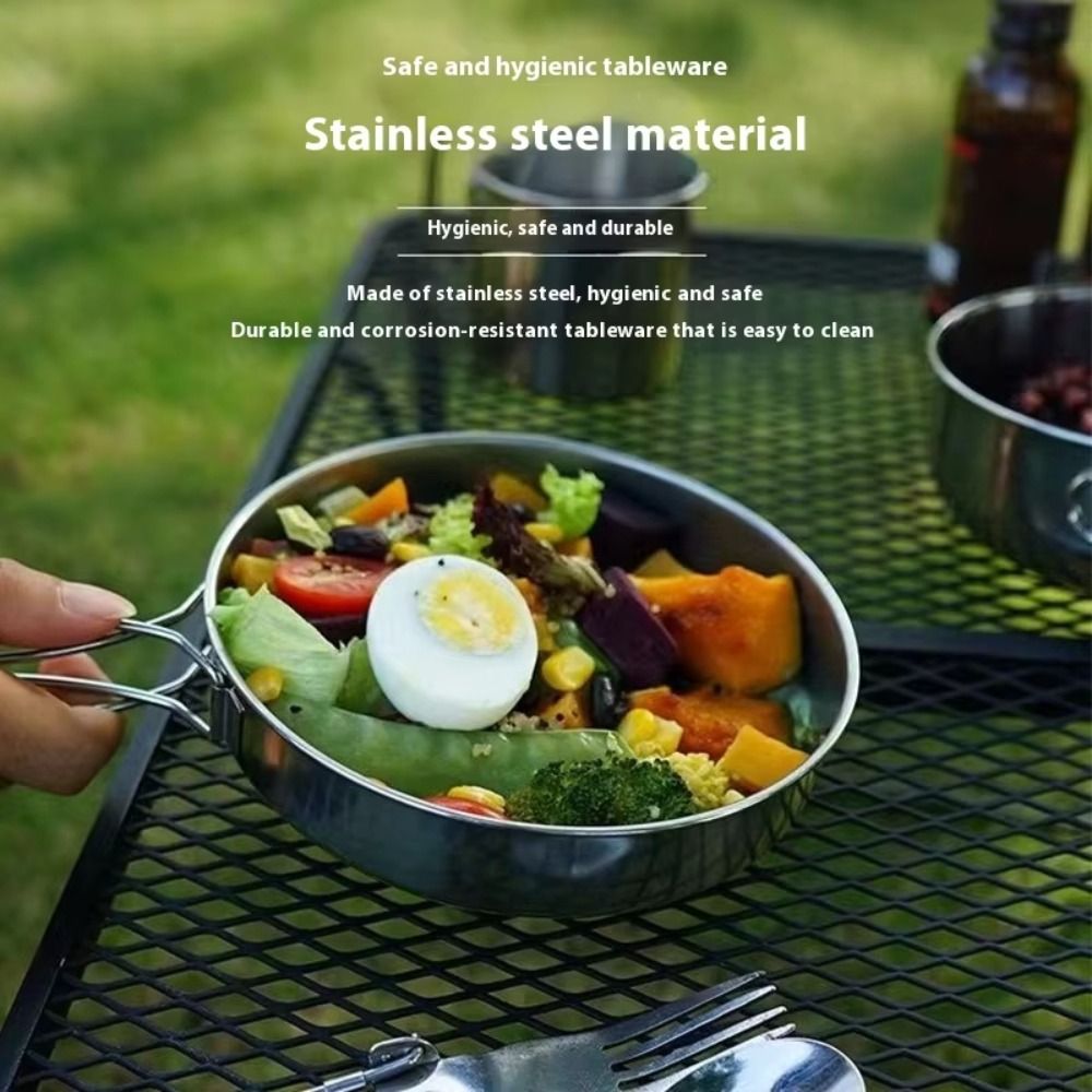 5Pcs 304 Stainless Steel Campi - Camp Cooking Set avaliação e preço