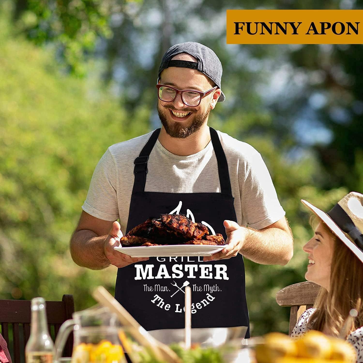 Grill Set with Apron for Men,  - Camp Cooking Set avaliação e preço