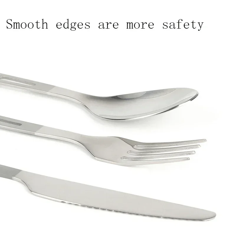 HWZBBEN Titanium Fork Spoon Kn - Outdoor Camping Kitchen Table avaliação e preço