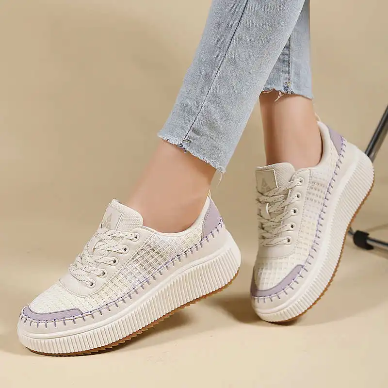 Brown Shoes Woman Flats Autumn - Outdoor Camping Light Ideas avaliação e preço