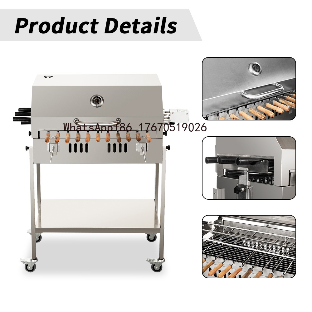 Modern Outdoor Large Charcoal  - Outdoor Camping Grill avaliação e preço