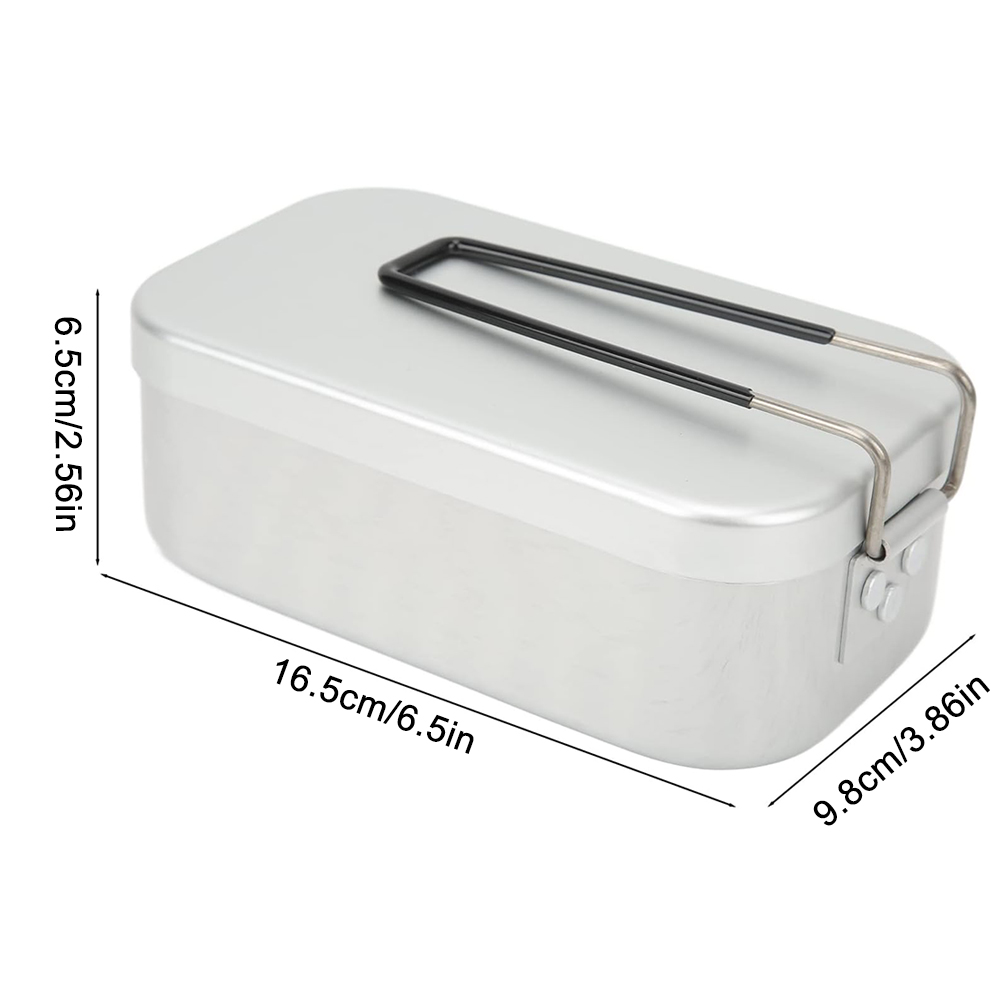 800ML Aluminum Lunch Boxes Out - Camp Cooking Set avaliação e preço