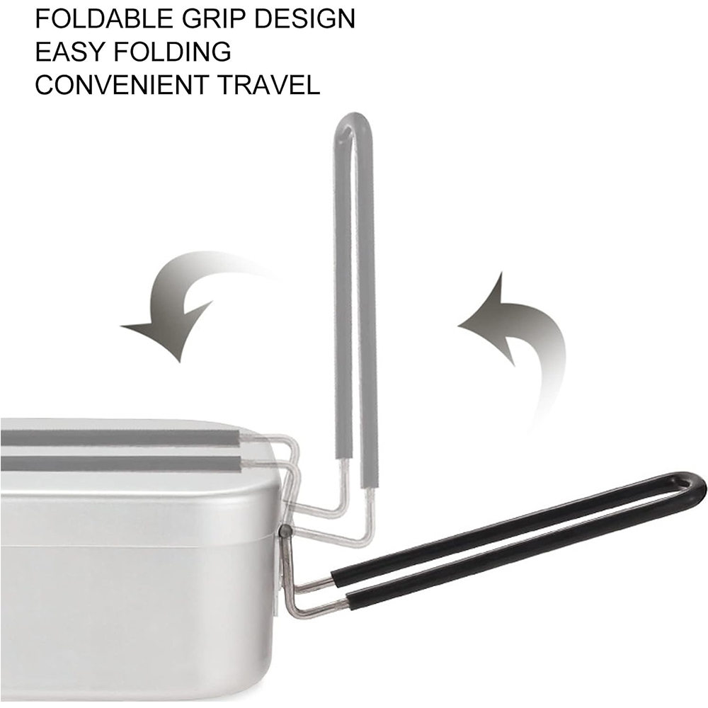 800ML Aluminum Lunch Boxes Out - Camp Cooking Set avaliação e preço