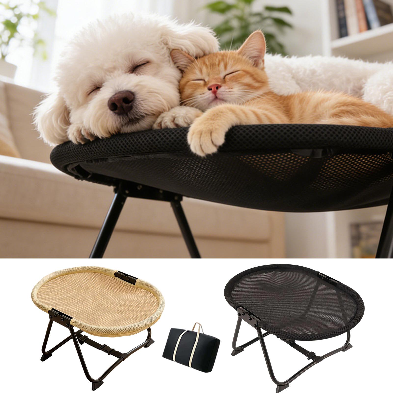 Dog Cot Bed Foldable Breathabl - Outdoor Camping Dog Bed avaliação e preço