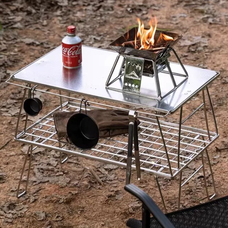 Outdoor Portable Folding Table - Outdoor Camping Kitchen Table avaliação e preço