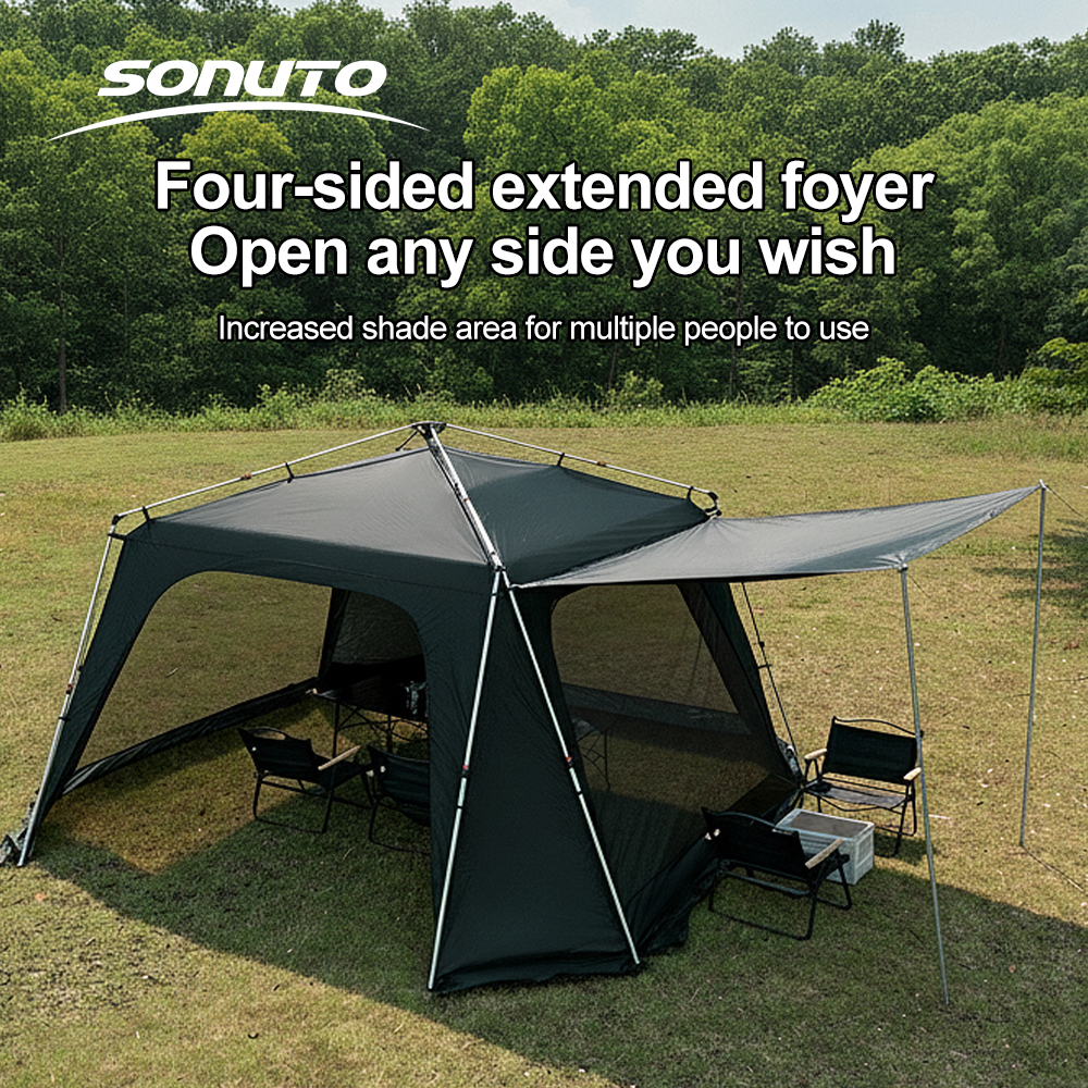 Sonuto Octagonal Instant Cabin - Outdoor Camping Automatic Quick Opening Tent avaliação e preço