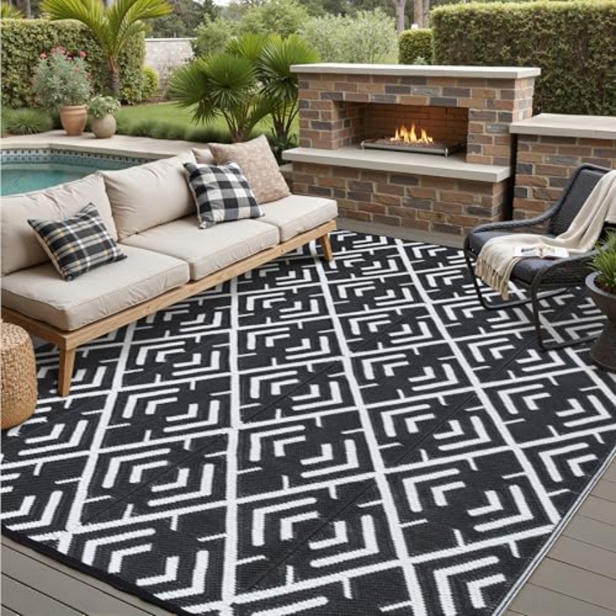 RV outdoor rug waterproof mat  - Outdoor Camping Mats Large avaliação e preço