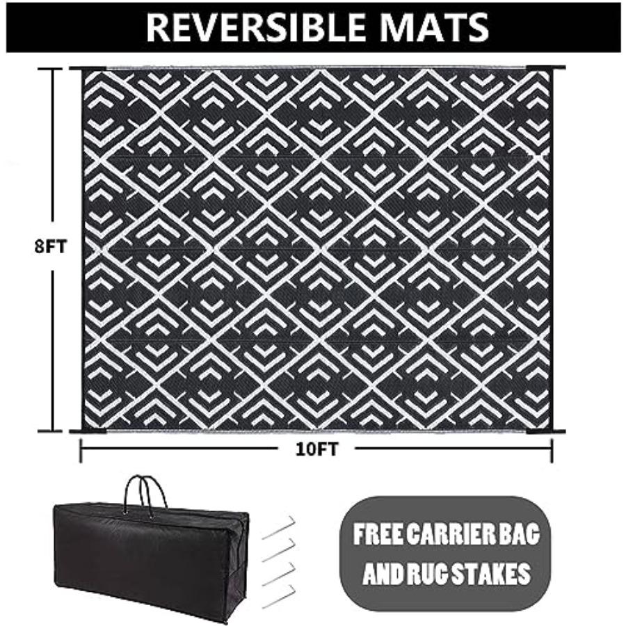 RV outdoor rug waterproof mat  - Outdoor Camping Mats Large avaliação e preço