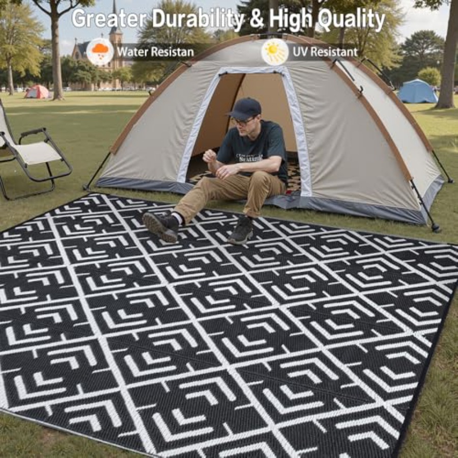 RV outdoor rug waterproof mat  - Outdoor Camping Mats Large avaliação e preço