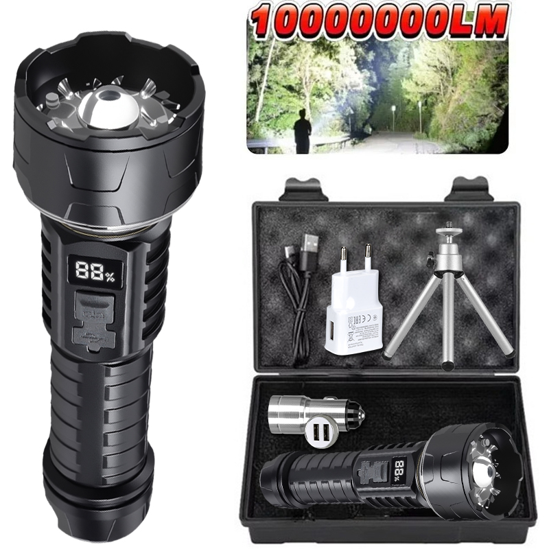 COB LED Flashlight Rechargeabl - Outdoor Camping Hiking avaliação e preço